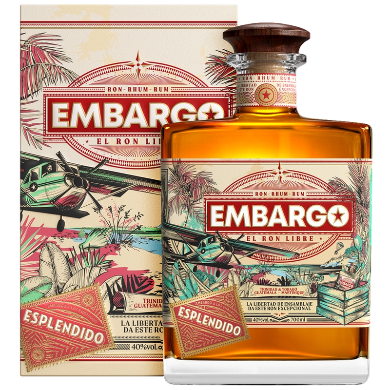 Rum Embargo Esplendido Anejo - 70 cl