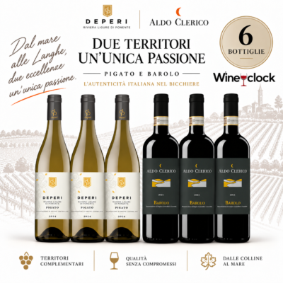 Aldo Clerico & Deperi – Il Gusto di Due Territori | 3 Barolo DOCG 2021 + 3 Pigato DOC 2024